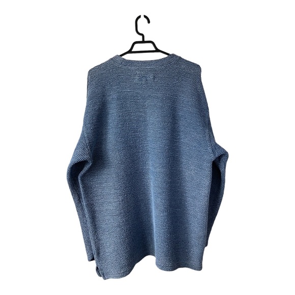 Weird Fish Macaroni Blue Round Neck Sweater Jumper M - Picture 4 of 10